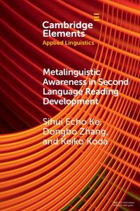 Cover image for Metalinguistic Awareness in Second Language Reading Development