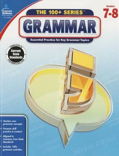 Cover image for Grammar, Grades 7 - 8