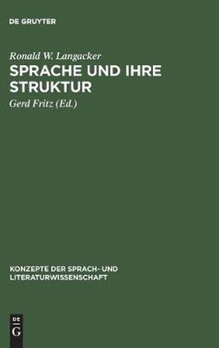 Cover image for Sprache und ihre Struktur