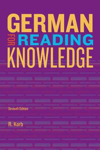 Cover image for German for Reading Knowledge
