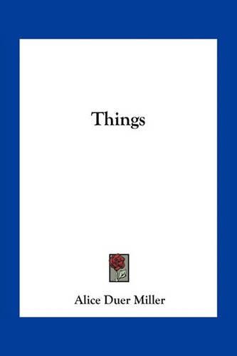 Cover image for Things