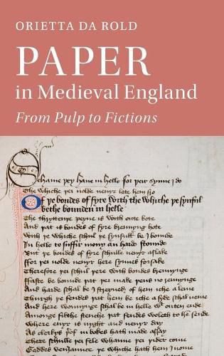 Cover image for Paper in Medieval England: From Pulp to Fictions