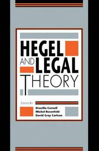 Cover image for Hegel and Legal Theory