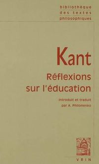 Cover image for Reflexions Sur l'Education