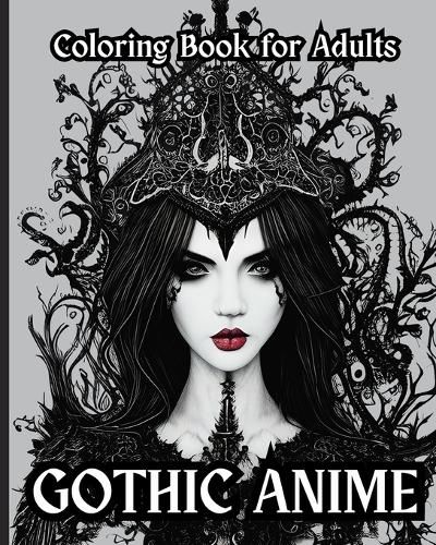 Cover image for Gothic Anime - Coloring Book for Adults