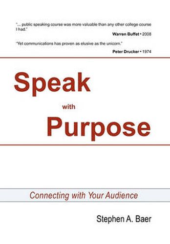 Cover image for Speak with Purpose