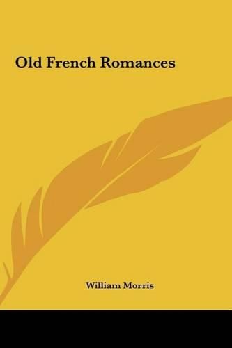 Cover image for Old French Romances