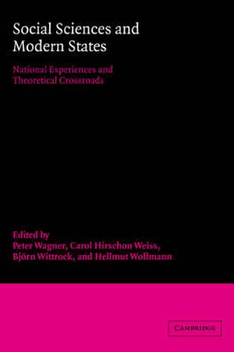 Cover image for Social Sciences and Modern States: National Experiences and Theoretical Crossroads