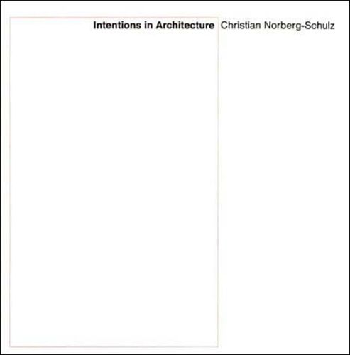 Cover image for Intentions in Architecture