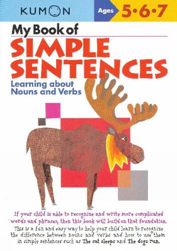 Cover image for My Book of Simple Sentences: Nouns and Verbs