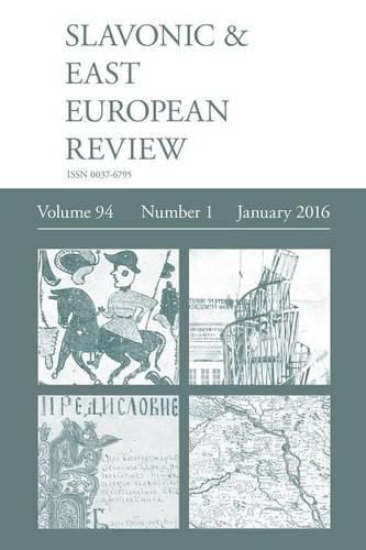 Cover image for Slavonic & East European Review (94: 1) January 2016