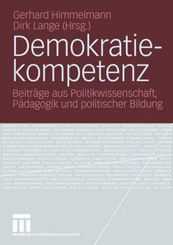 Cover image for Demokratiekompetenz