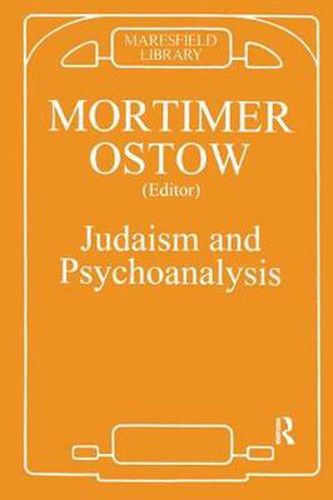 Cover image for Judaism and Psychoanalysis