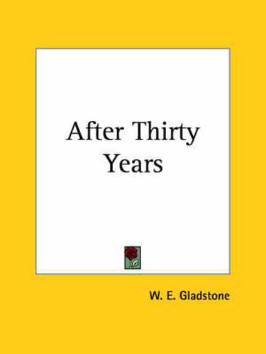 Cover image for After Thirty Years (1928)