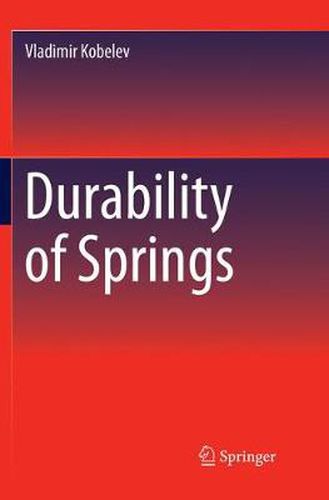 Cover image for Durability of Springs