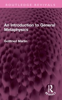 Cover image for An Introduction to General Metaphysics