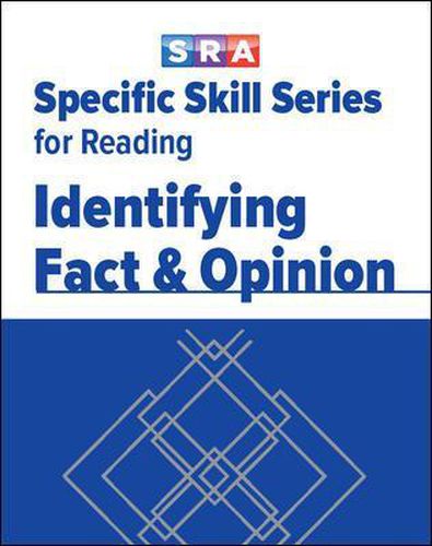 Cover image for Specific Skills Series, Identifying Fact & Opinion, Book A