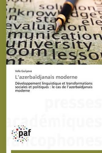 Cover image for L Azerbaidjanais Moderne