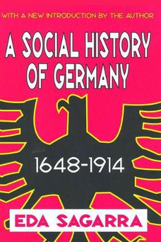 Cover image for A Social History of Germany, 1648-1914