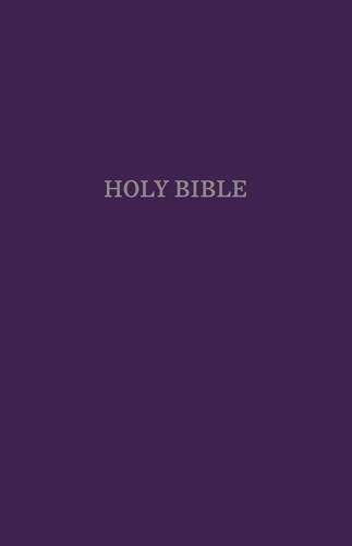 Cover image for KJV, Gift and Award Bible, Leather-Look, Purple, Red Letter, Comfort Print: Holy Bible, King James Version