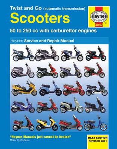 Cover image for Twist And Go (Automatic Transmission) Scooters Service And Repair Manual: 50 to 250 cc with carburettor engines