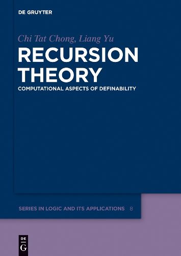 Cover image for Recursion Theory: Computational Aspects of Definability