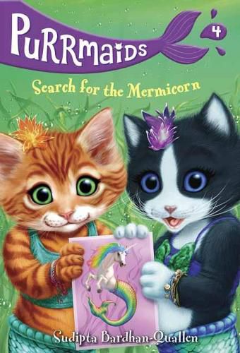 Cover image for Purrmaids #4: Search for the Mermicorn