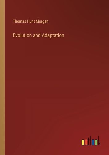 Cover image for Evolution and Adaptation