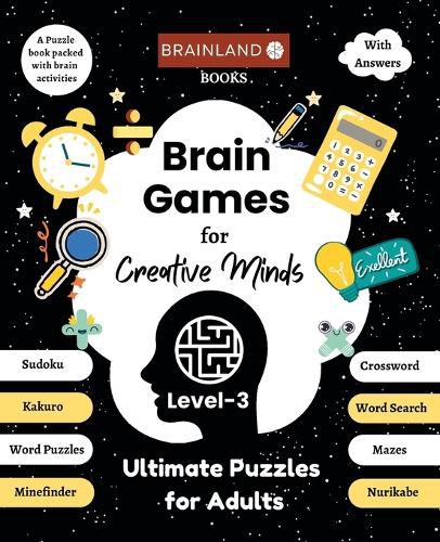 Cover image for Brain Games for Creative Minds - Ultimate Puzzles for Adults - Level 3