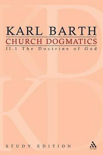 Cover image for Church Dogmatics Study Edition 9: The Doctrine of God II.1 A 31