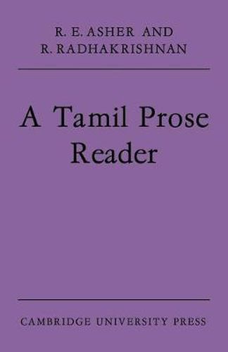 Cover image for A Tamil Prose Reader