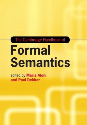 The Cambridge Handbook of Formal Semantics