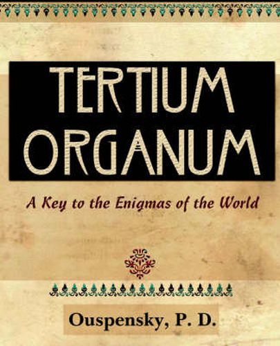 Cover image for Tertium Organum (1922)