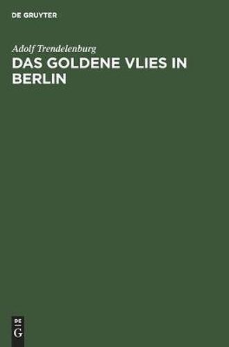 Cover image for Das goldene Vlies in Berlin: Zwei vergessene Statuen