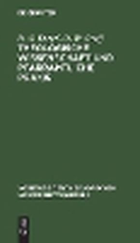 Cover image for Theologische Wissenschaft und pfarramtliche Praxis
