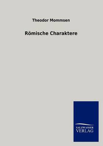 Cover image for Roemische Charaktere