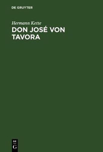 Cover image for Don Jose von Tavora