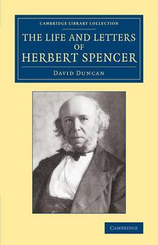 Cover image for The Life and Letters of Herbert Spencer