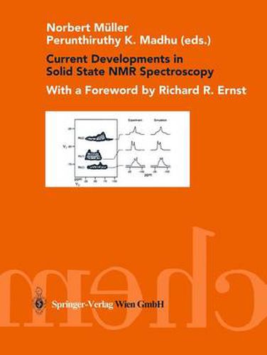 Cover image for Current Developments in Solid State NMR Spectroscopy