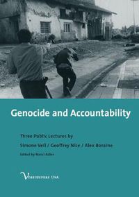 Cover image for Genocide and Accountability: Three Public Lectures by Simone Veil, Geoffrey Nice and Alex Boraine