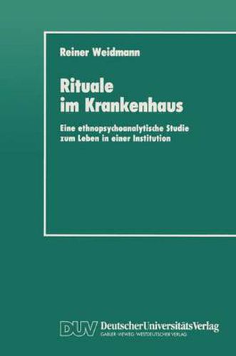 Cover image for Rituale Im Krankenhaus