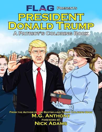 Cover image for President Donald Trump: A Patriot's Coloring Book