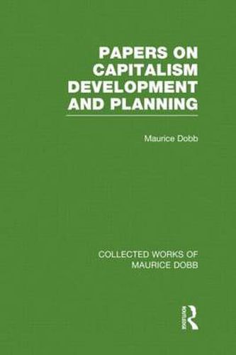 Cover image for Papers on Capitalism, Development and Planning