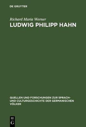 Cover image for Ludwig Philipp Hahn