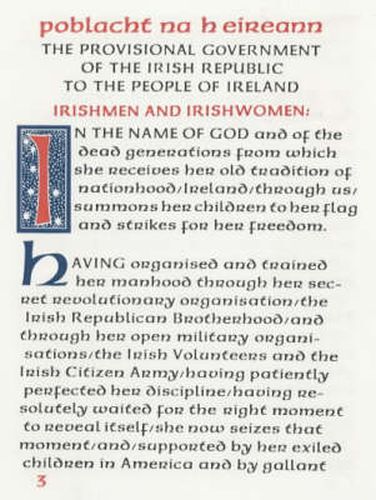 Cover image for The Easter Proclamation of the Irish Republic, 1916