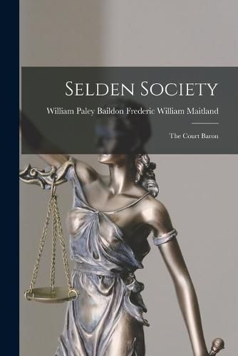 Cover image for Selden Society