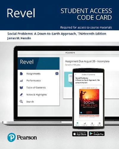 Cover image for Revel for Social Problems: A Down-to-Earth Approach -- Access Card