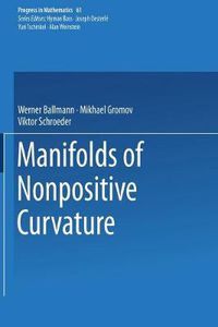 Cover image for Manifolds of Nonpositive Curvature