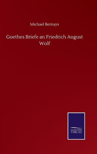 Cover image for Goethes Briefe an Friedrich August Wolf