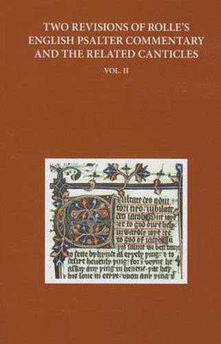 Cover image for Two Revisions of Rolle's English Psalter Commentary and the Related Canticles: Volume II